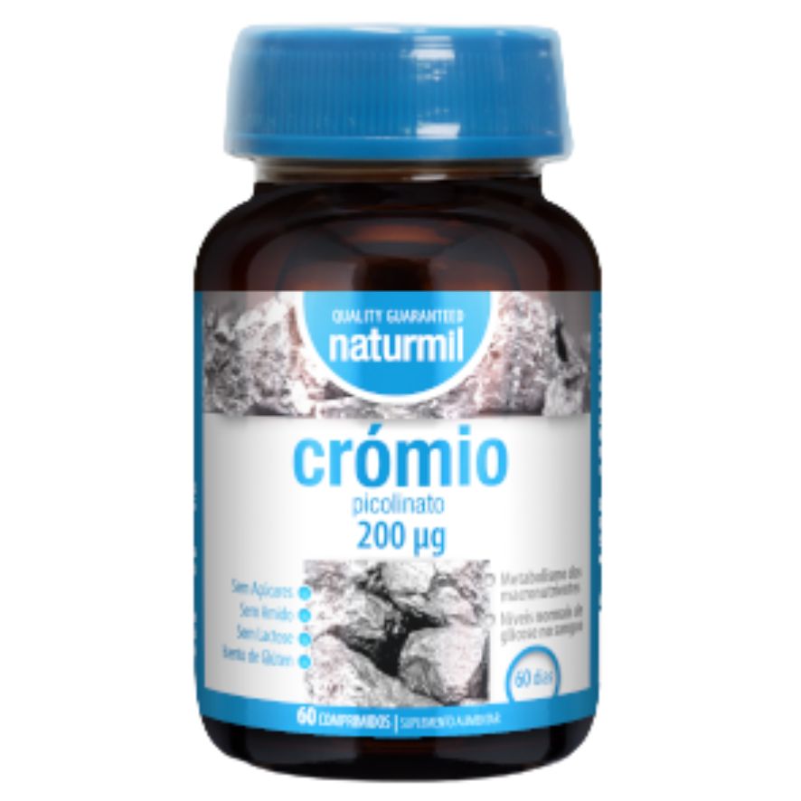 Crómo 200 Ug (Picolinato) 60 Comprimidos | Naturmil - Dietetica Ferrer