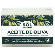 Jabon Natural de Aceite Oliva 100 gr | Sol Natural - Dietetica Ferrer