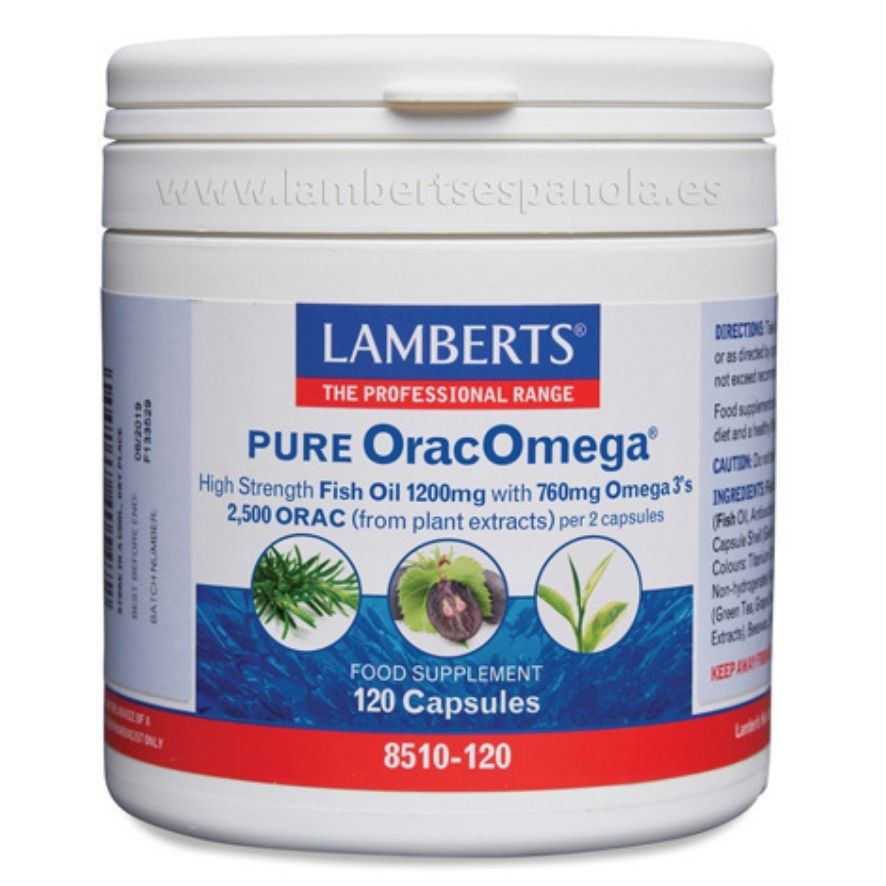 OracOmega 120 Perlas | Lamberts - Dietetica Ferrer