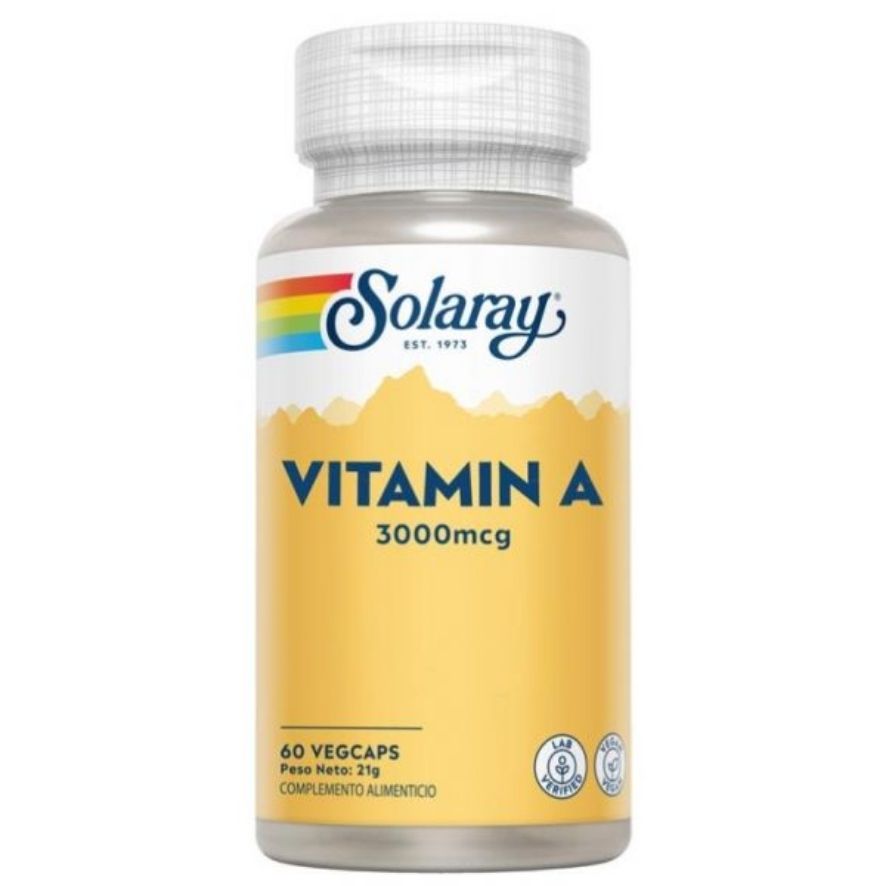 Vitamina A 10,000 Ui 60 Vegcaps | Solaray