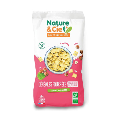 Cereales Rellenos de Chocolate y Avellanas Bio 250 gr | Nature & Cie - Dietetica Ferrer