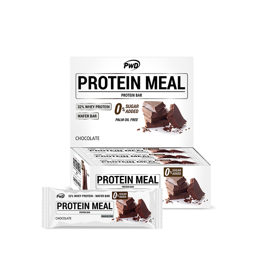 Barritas Protein Meal Caja de 12 | PWD Nutrition - Dietetica Ferrer