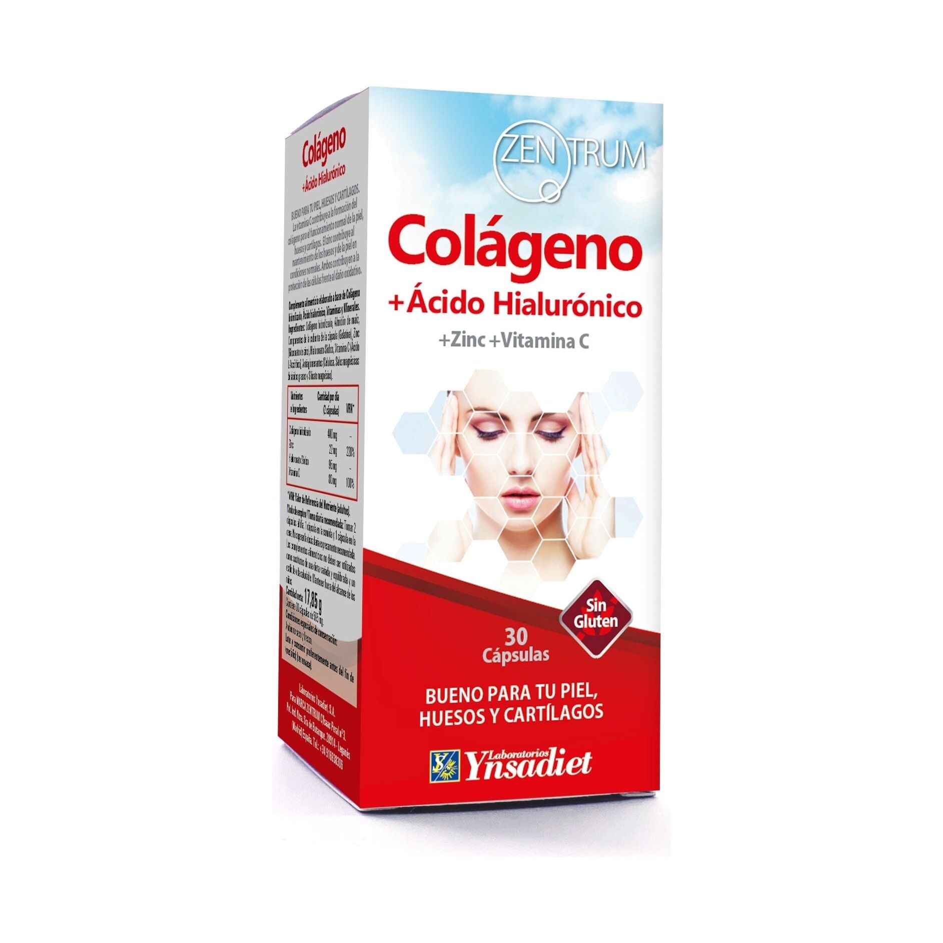 Colágeno + Ácido Hialurónico 30 cápsulas | Ynsadiet - Dietetica Ferrer