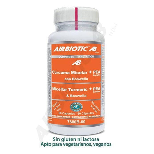 Curcuma Micelar + Pea Complex 60 Capsulas | Airbiotic AB - Dietetica Ferrer