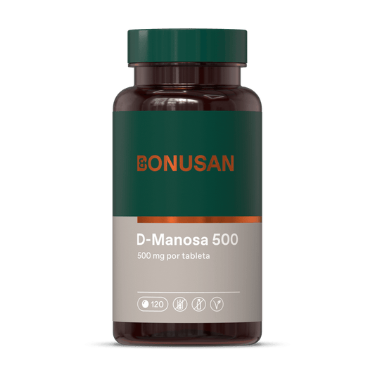 D Manosa 500 mg 120 Tabletas | Bonusan - Dietetica Ferrer