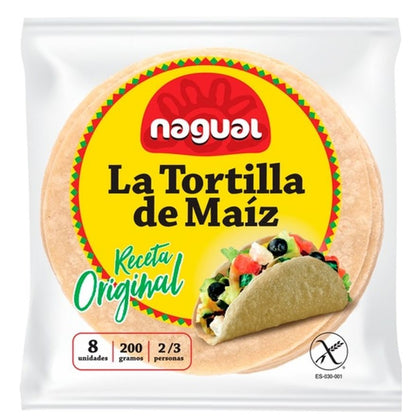 Tortilla Mexicana 8 Unidades | Nagual - Dietetica Ferrer