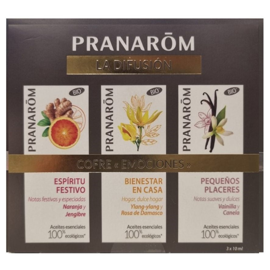 Cofre 3 Sinergias Emociones 3 X 10 Ml | Pranarom - Dietetica Ferrer