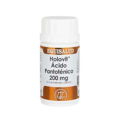Holovit Acido Pantotenico 200 Mg (D-Pantotenato Cálcico) 50 Cápsulas | Equisalud - Dietetica Ferrer