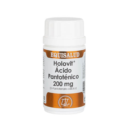 Holovit Acido Pantotenico 200 Mg (D-Pantotenato Cálcico) 50 Cápsulas | Equisalud - Dietetica Ferrer
