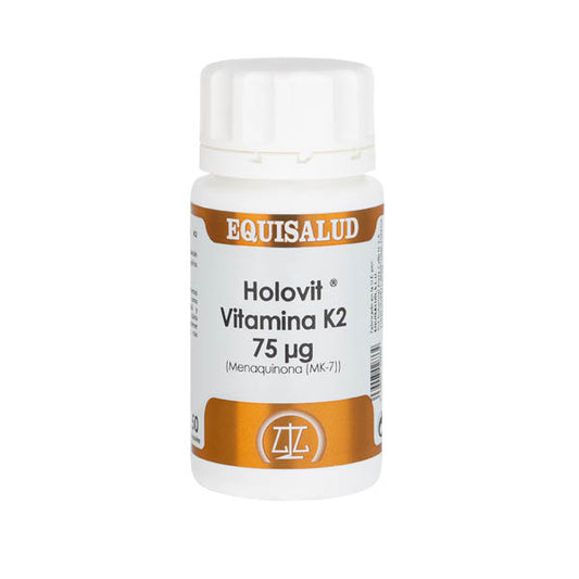 Holovit Vitamina K2 75 µg (Menaquinona (Mk-7)) 50 Cápsulas | Equisalud