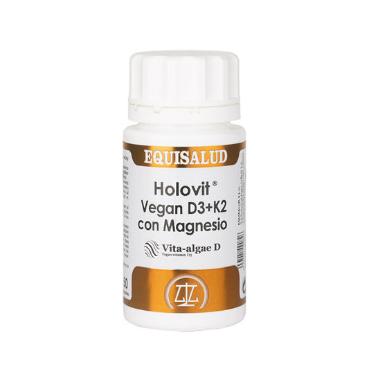 Holovit Vegan D3+K2 Con Magnesio | Equisalud - Dietetica Ferrer