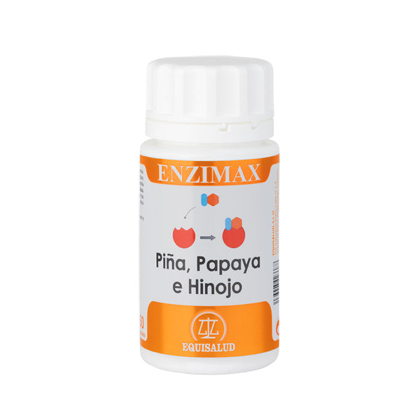 Enzimax Piña, Papaya E Hinojo 50 Cápsulas | Equisalud - Dietetica Ferrer