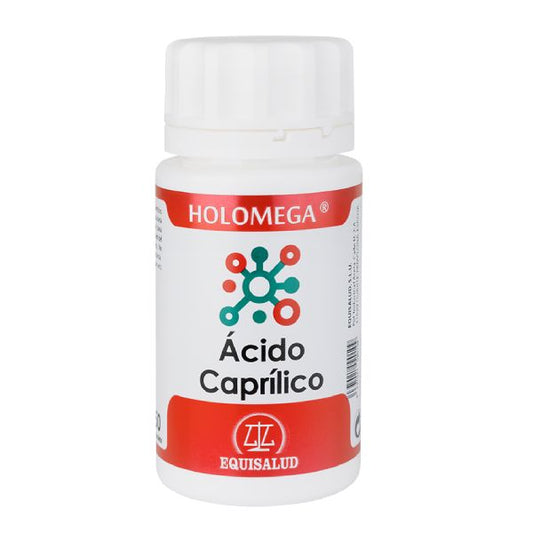 Holomega Ácido Caprílico 50 Cápsulas | Equisalud - Dietetica Ferrer