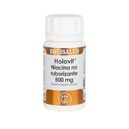 Holovit Niacina No Ruborizante 500 Mg (Inositol Hexanicotinato) 50 Cápsulas | Equisalud - Dietetica Ferrer