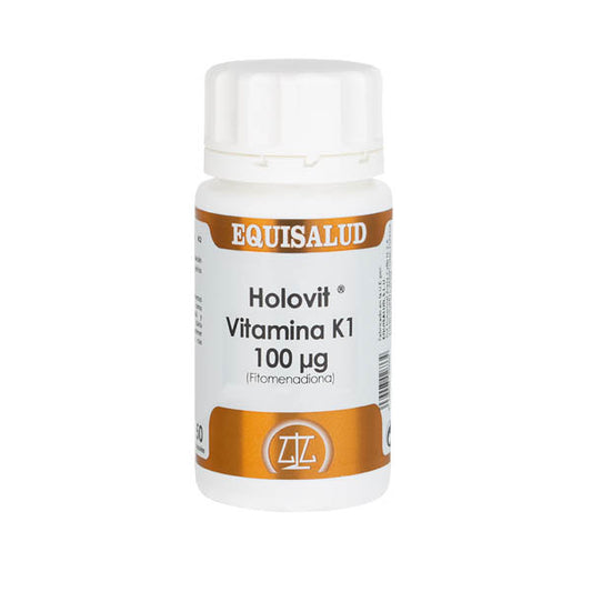 Holovit Vitamina K1 100 µg (Fitomenadiona) 50 Cápsulas | Equisalud