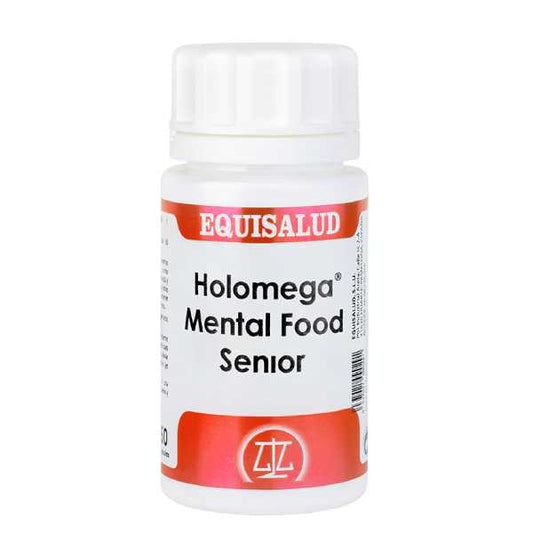 Holomega Mental Food Senior 50 Cápsulas | Equisalud - Dietetica Ferrer