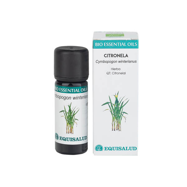 Bio Essential Oil Citronela - Qt:Citronelal 10 Ml. | Equisalud - Dietetica Ferrer