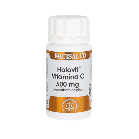 Holovit Vitamina C 500 Mg (L-Ascorbato Cálcico) 50 Cápsulas | Equisalud - Dietetica Ferrer