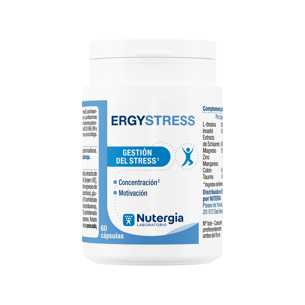 Ergystress 60 cápsulas | Nutergia - Dietetica Ferrer