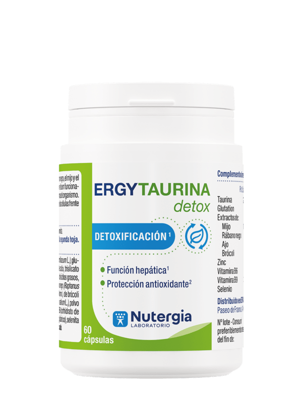 Ergytaurina Detox 60 cápsulas | Nutergia - Dietetica Ferrer