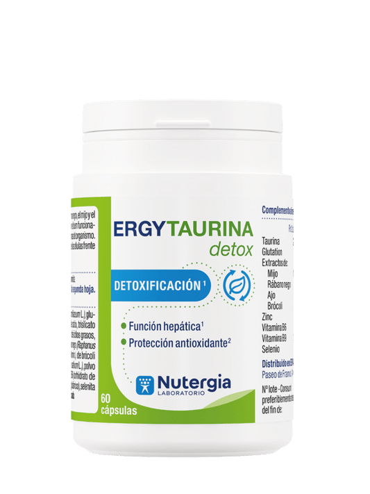 Ergytaurina Detox 60 cápsulas | Nutergia - Dietetica Ferrer
