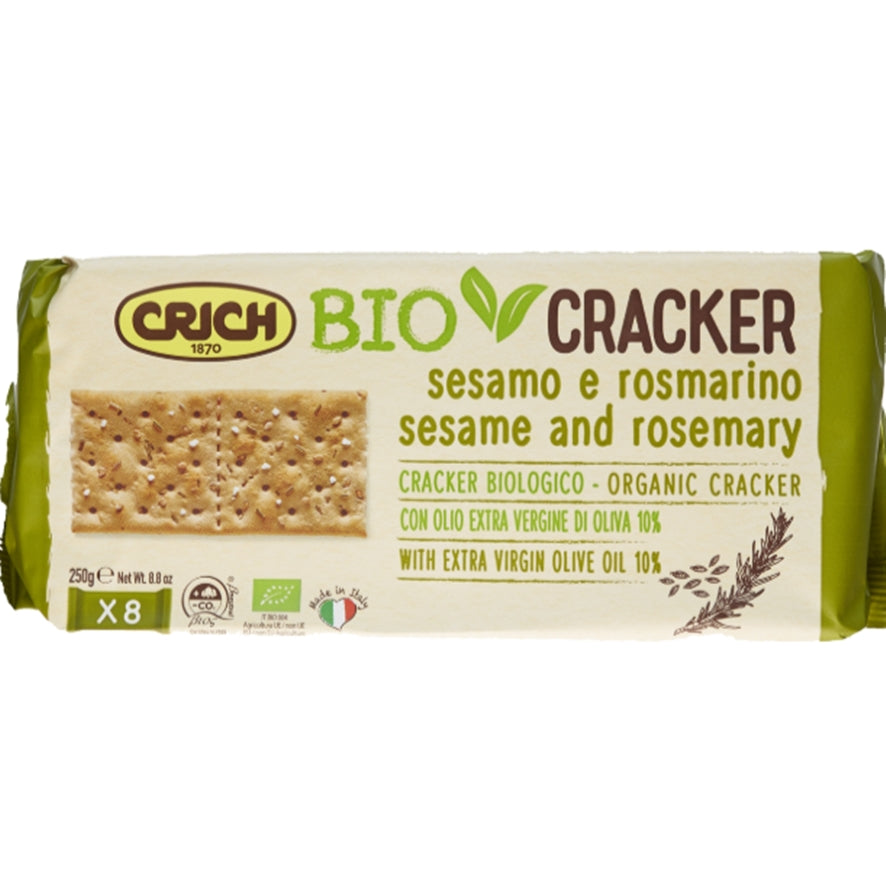 Biocrackers Gergelim e Alecrim 250 gr | Eco Salim