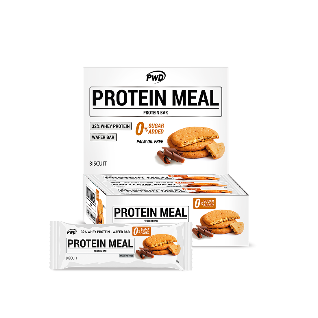 Barritas Protein Meal Caja de 12 | PWD Nutrition - Dietetica Ferrer
