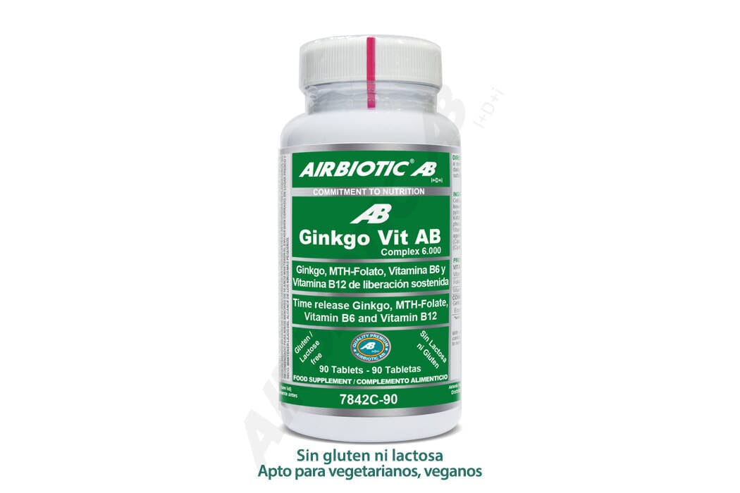 Ginkgo Vit Complex 90 Tabletas | Airbiotic AB - Dietetica Ferrer