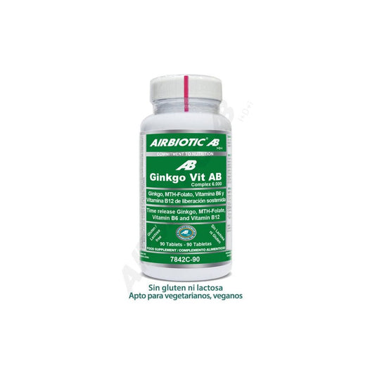 Ginkgo Vit Complex 90 Tabletas | Airbiotic AB - Dietetica Ferrer