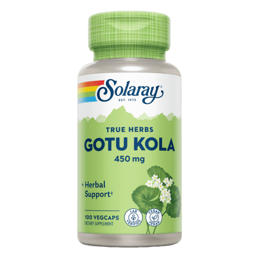 Gotu Kola 100 cápsulas | Solaray - Dietetica Ferrer