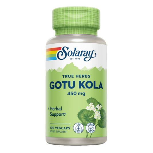 Gotu Kola 100 cápsulas | Solaray - Dietetica Ferrer