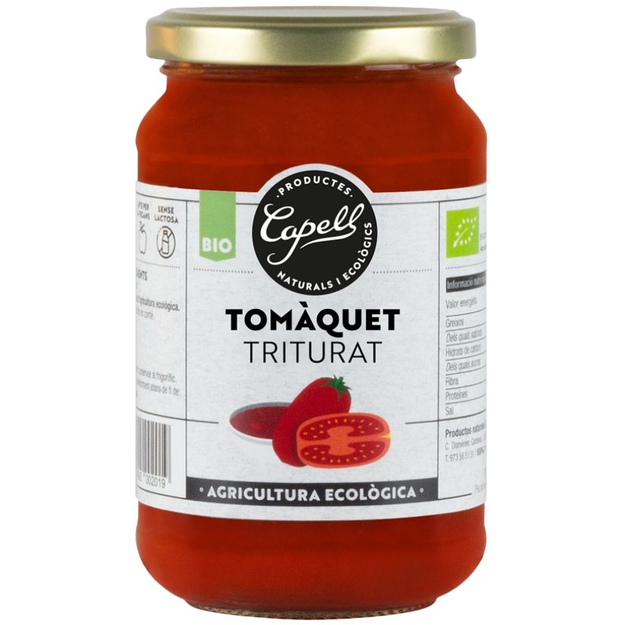 Tomate Triturado Bio 350 gr | Capell - Dietetica Ferrer