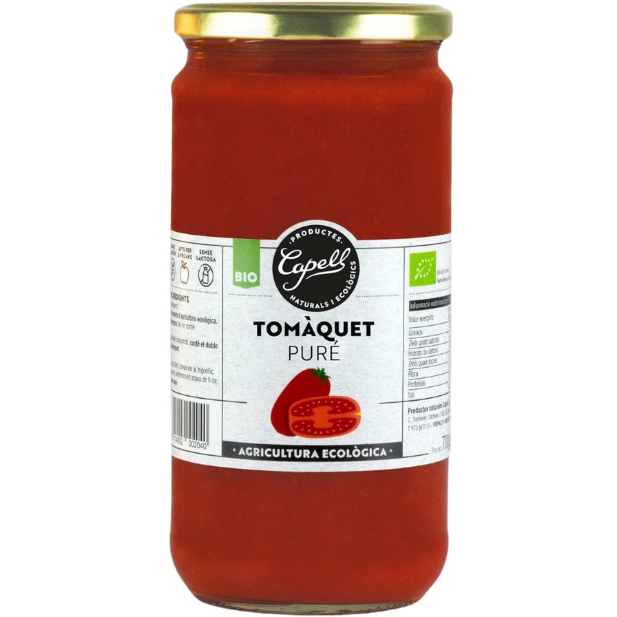 Pure de Tomate Grande Bio 700 gr | Capell - Dietetica Ferrer