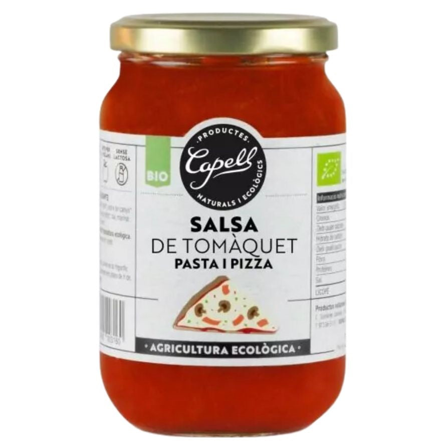 Salsa Tomate Para Pizza Bio 350 gr | Capell - Dietetica Ferrer