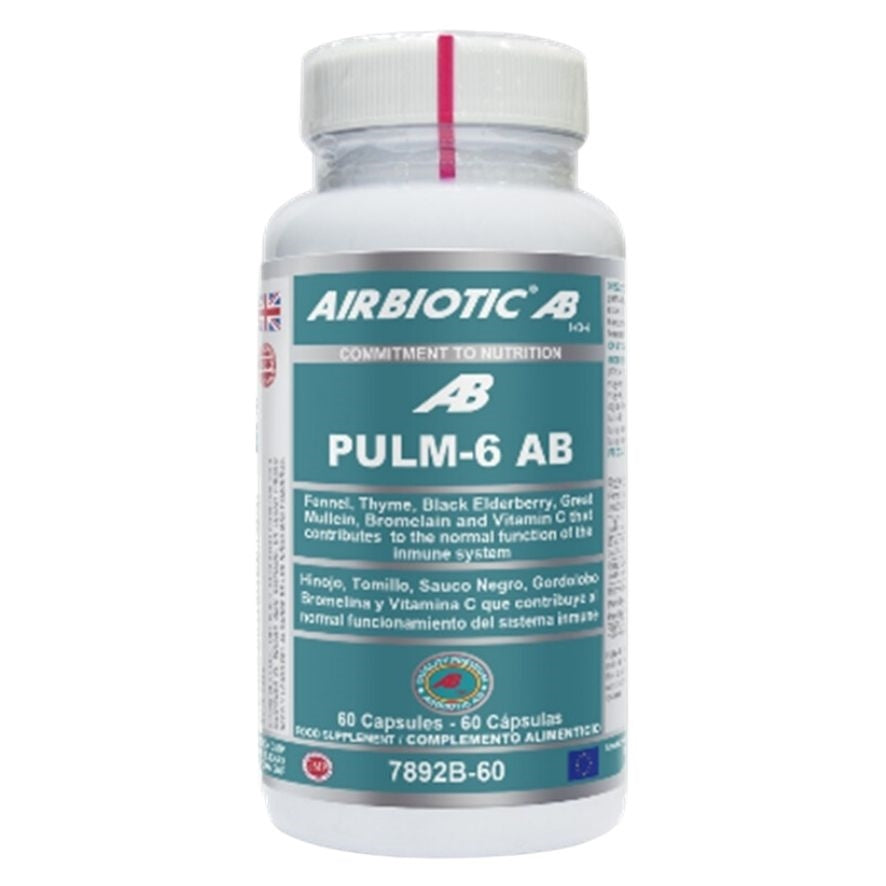 Pulm-6 60 Capsulas | Airbiotic AB - Dietetica Ferrer