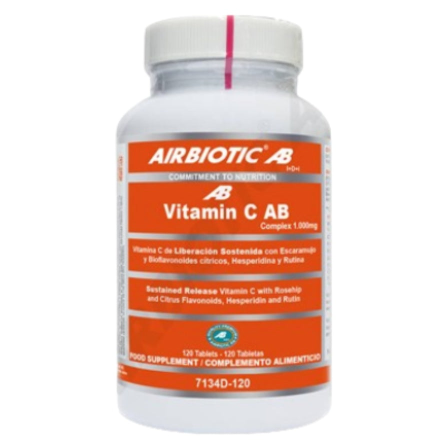 Vitamina C Complex 1000 mg 120 Tabletas | Airbiotic AB - Dietetica Ferrer