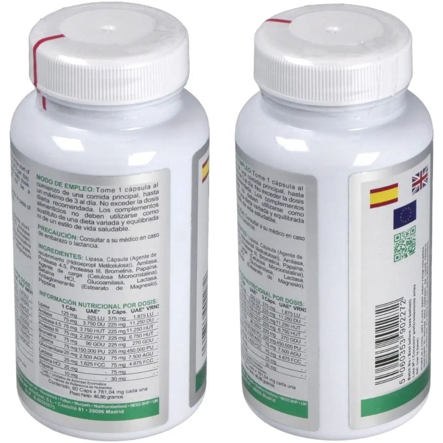 Digenzyme Complex 60 Capsulas | Airbiotic AB - Dietetica Ferrer