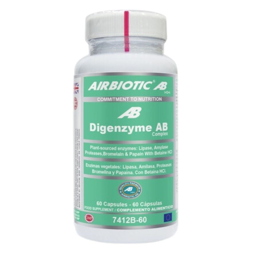 Digenzyme Complex 60 Capsulas | Airbiotic AB - Dietetica Ferrer