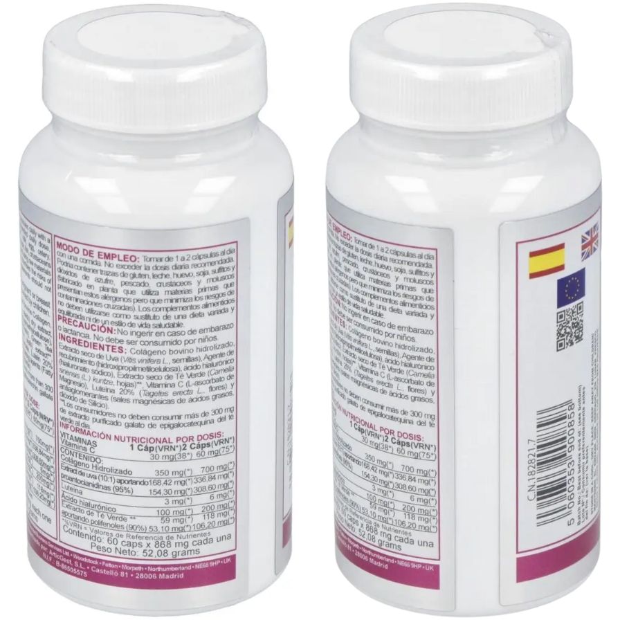 Colageno Hialuronico Complex 60 Capsulas | Airbiotic AB - Dietetica Ferrer