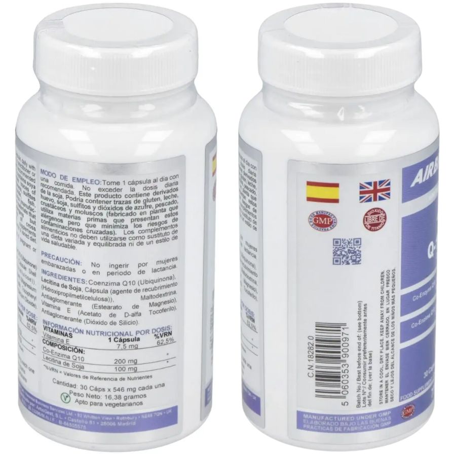 Q-10 Complex 200 mg 30 Capsulas | Airbiotic AB - Dietetica Ferrer