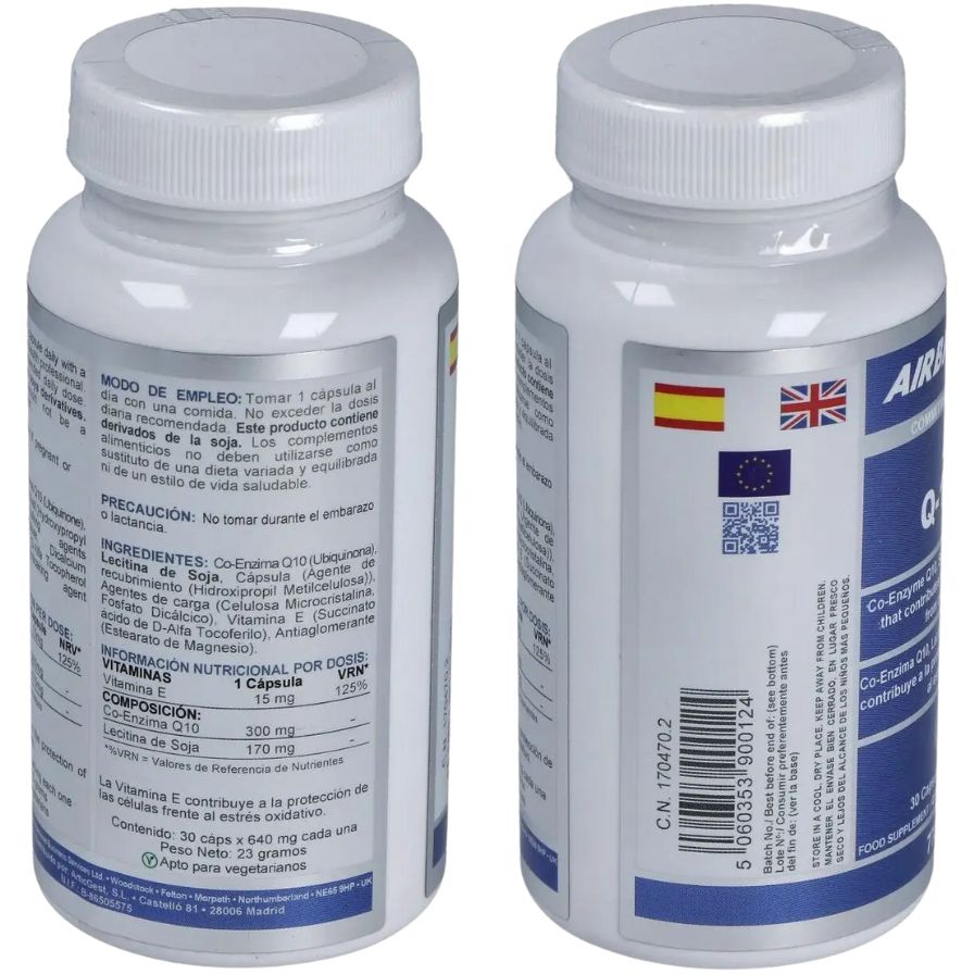Q-10 Complex 300 mg 30 Capsulas | Airbiotic AB - Dietetica Ferrer