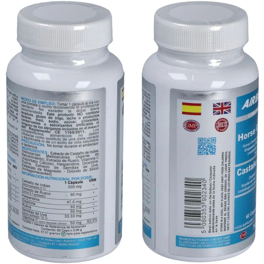 Castaño de Indias Complex 60 Tabletas | Airbiotic AB - Dietetica Ferrer