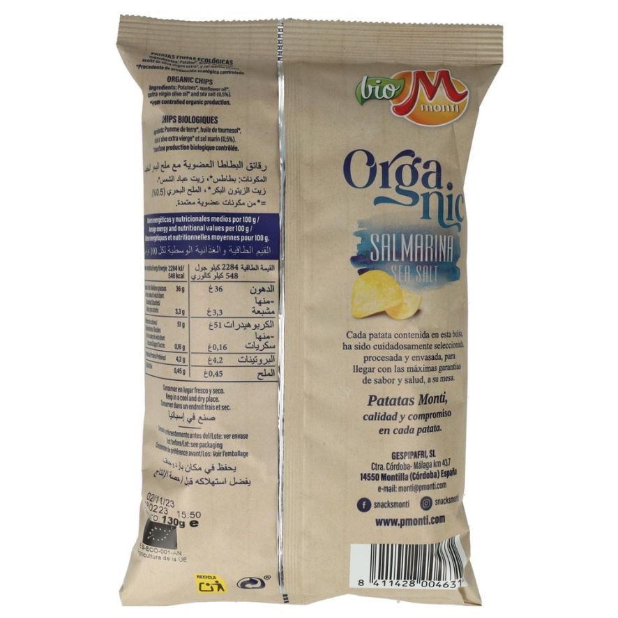 Patatas Fritas Bio 130 gr | Monti - Dietetica Ferrer