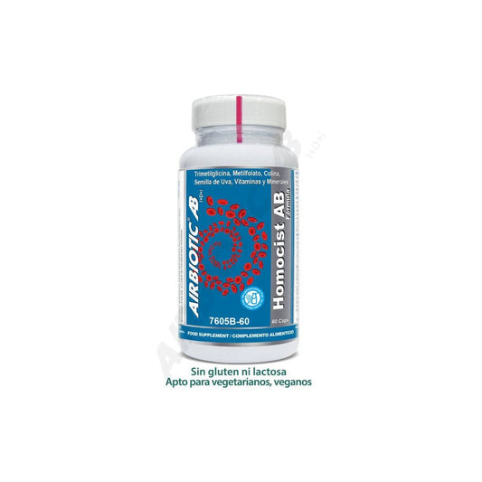 Homocisteina Complex 60 Capsulas | Airbiotic AB - Dietetica Ferrer
