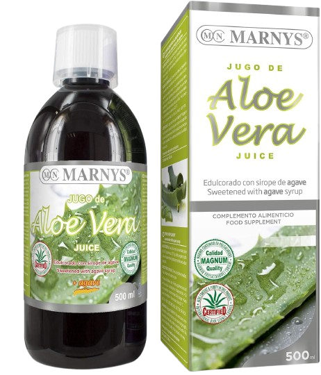 Jugo de Aloe Vera con Agave 500 ml | Marnys - Dietetica Ferrer