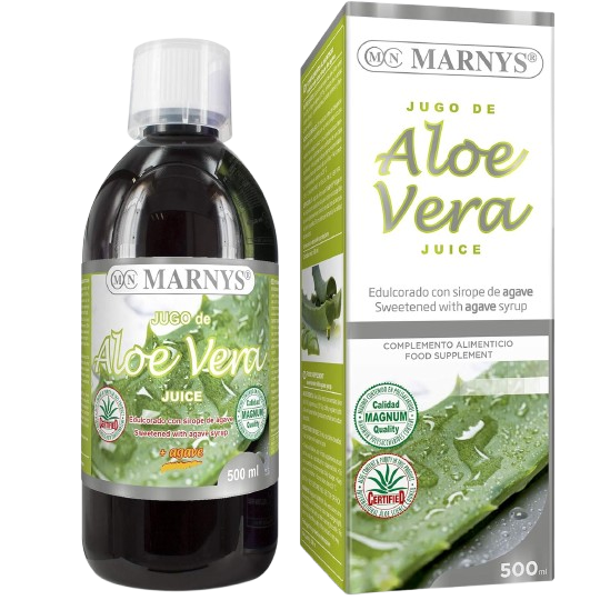 Jugo de Aloe Vera con Agave 500 ml | Marnys - Dietetica Ferrer