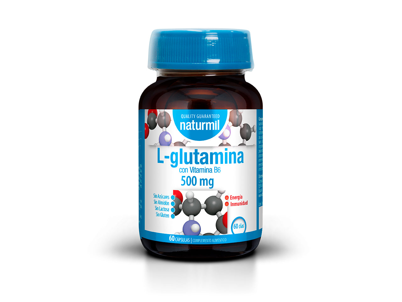 L-Glutamina 500mg 60 Comprimidos | Naturmil - Dietetica Ferrer