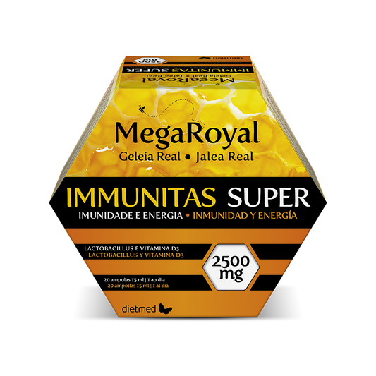 Megaroyal Immunitas Super 2500 20 ampollas | Dietmed - Dietetica Ferrer