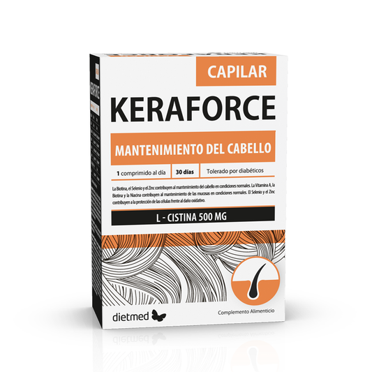 Keraforce Capilar 30 comprimidos | Dietmed - Dietetica Ferrer