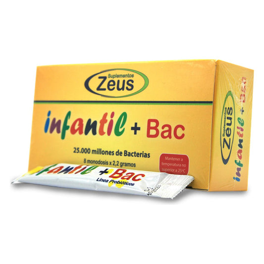 Infantil+Bac 8 sticks | Zeus - Dietetica Ferrer
